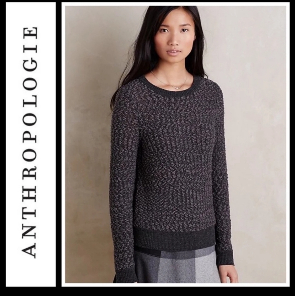 Anthropologie MOTH gray sweater